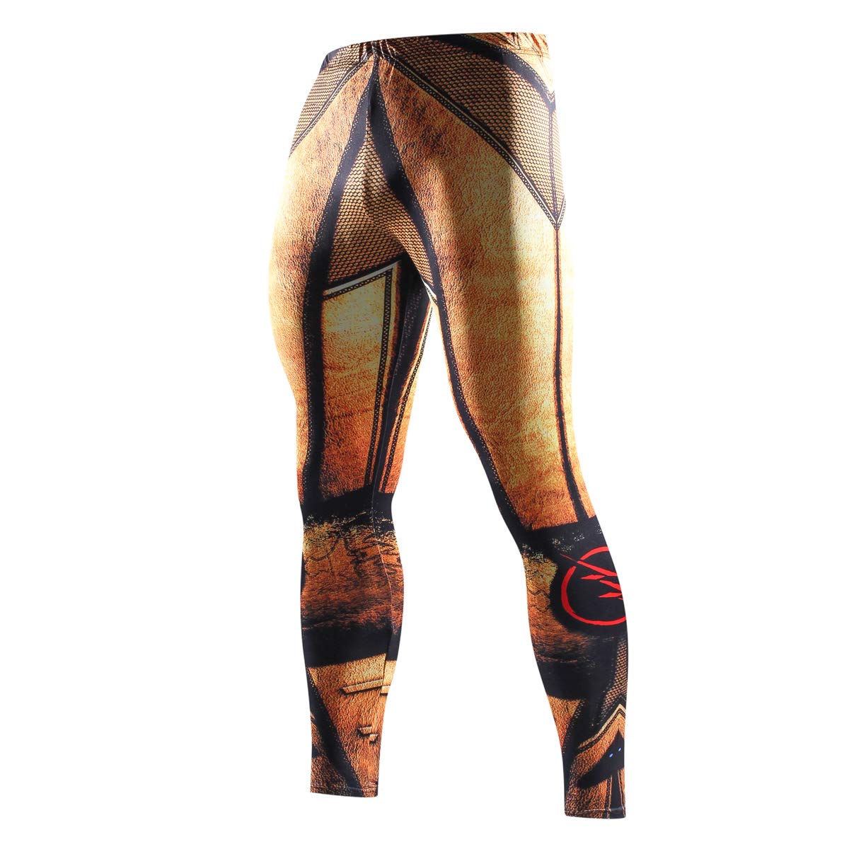 Nessfit Mens Compression Superhero Tights Base Layer Leggings Gym Long Running Thermal Workout (X-Large, Superhero 9)