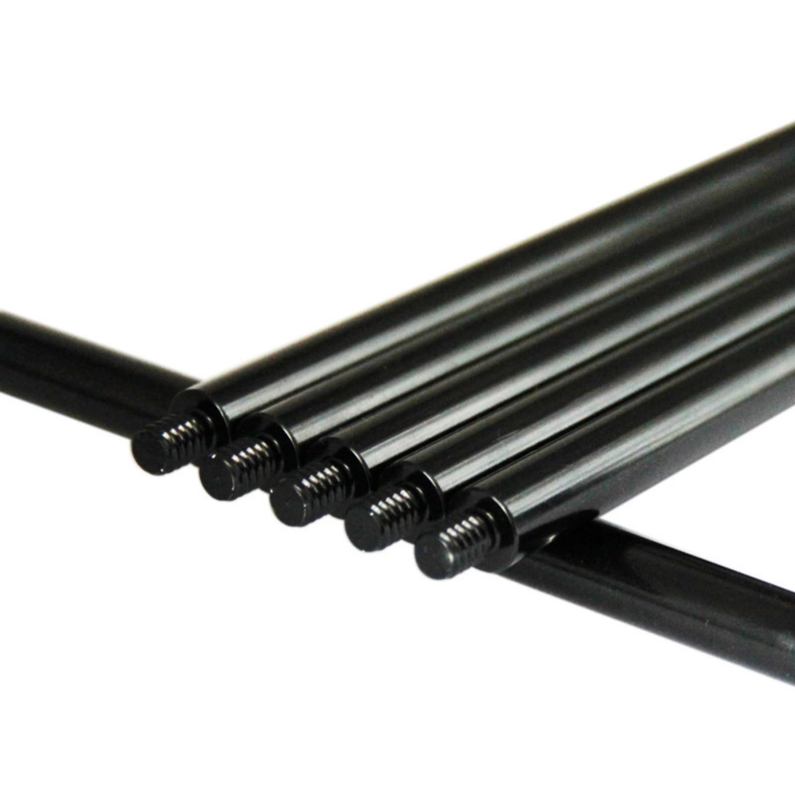 Varilla de extensión extensible para trípode con rosca estándar de 1/4 pulgadas para ajustes de altura del trípode