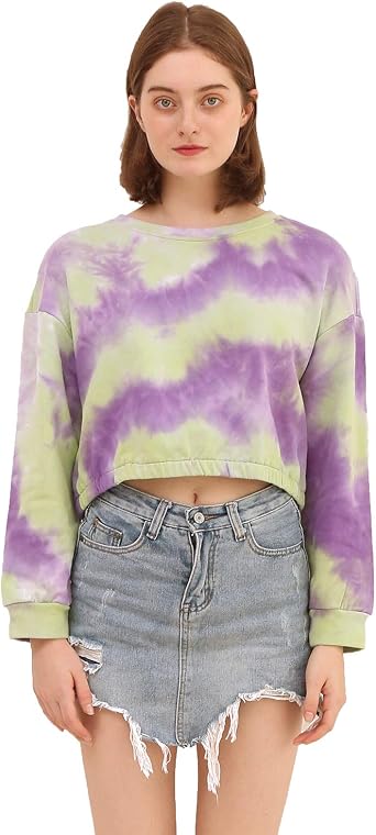 Sudadera corta Poleron Mujer 2019 moda Harajuku japonés Streetwear Mujer  Sudadera con capucha Ulzzang ropa estilo Tie Dye|Sudaderas con capucha y  sudaderas| - AliExpress