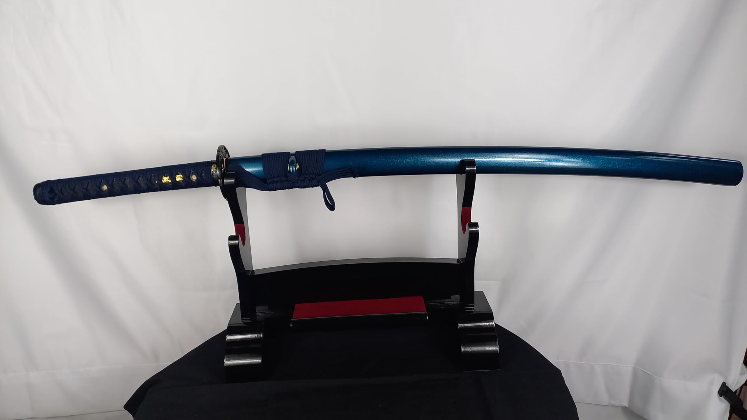 Katana Schwert echt Samurai Schwert aus Stahl mit Einer Scheide für Schnittübung für Sammler Dekoration oder als Geschenk