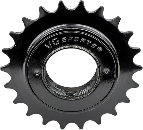 Miniatura 88 de VG SPORTS Rueda libre de bicicleta de una sola velocidad, 16T/18T/20T/22T/24T Compatible con piezas de repuesto Freehub tipo roscado de rueda libre