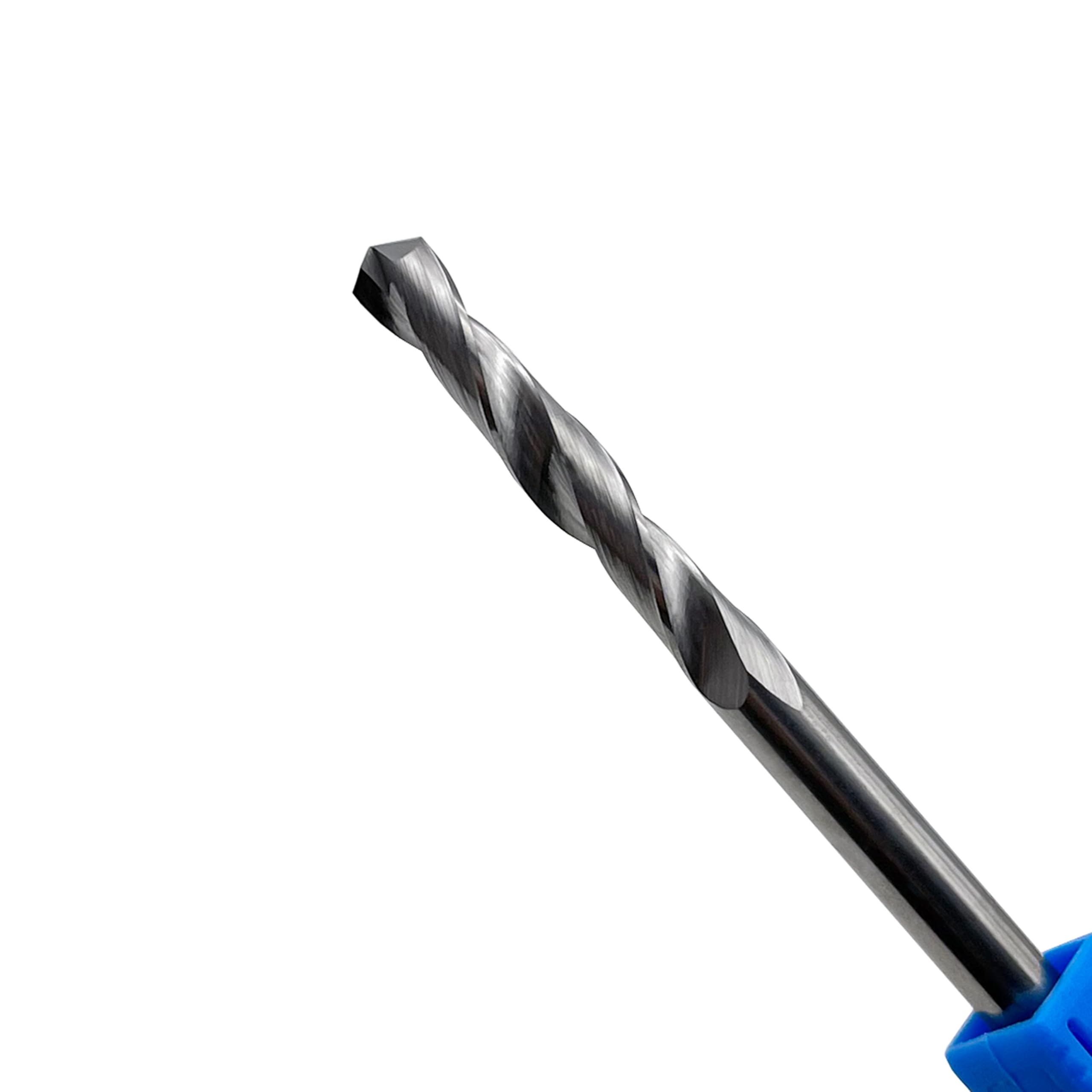 Brocas de carburo sólido de 1/4 pulgadas con vástago recto y ángulo de punto de 118°, hechas de carburo de tungsteno K20, aplicaciones: para aleación de metal de acero inoxidable, 1 pieza