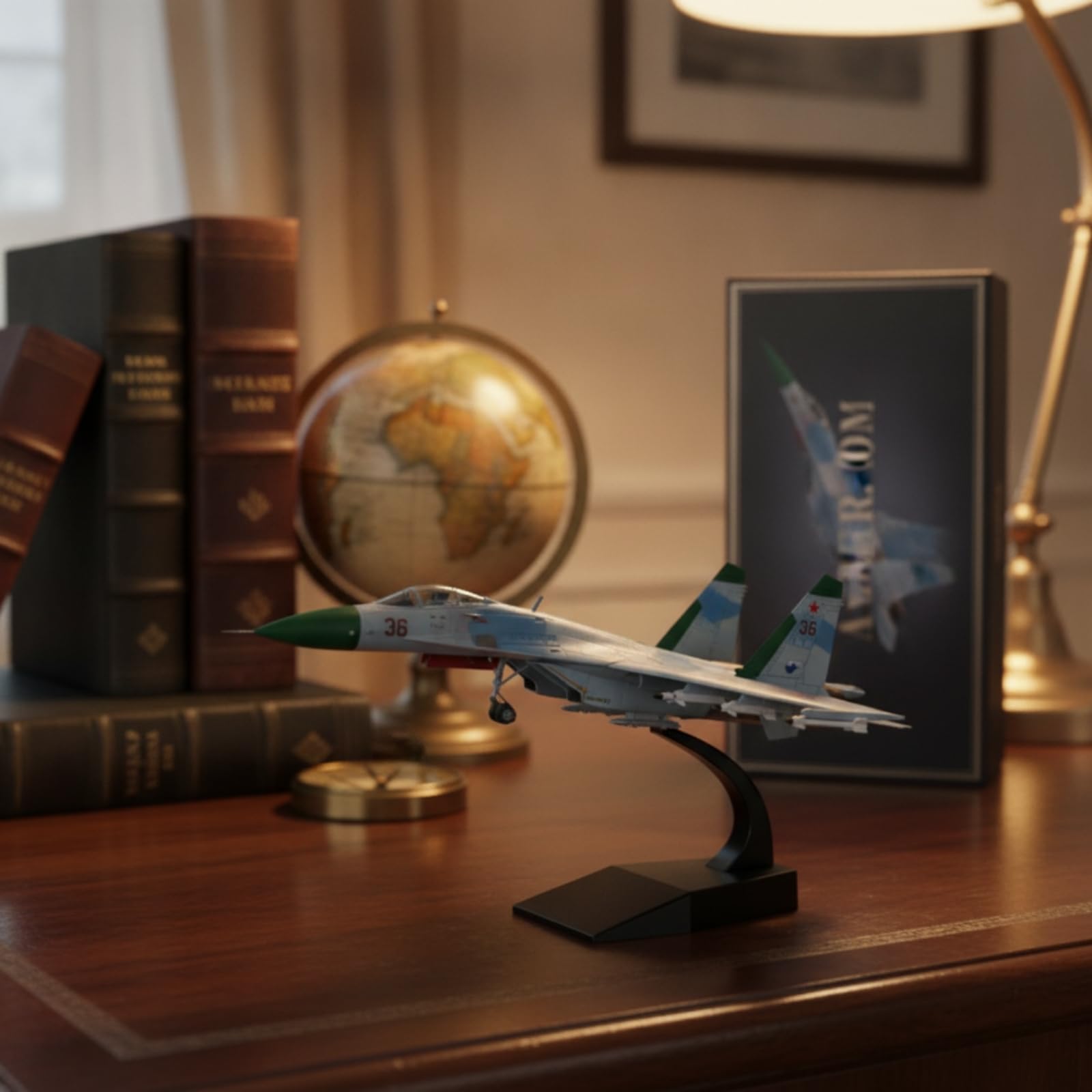 Harilla Riproduzione Aereo Modello Aereo Aereo da Collezione Jet da Esposizione Realistica 1 100 con Finiture Nitide Supporto per Posizionamento Dinamico