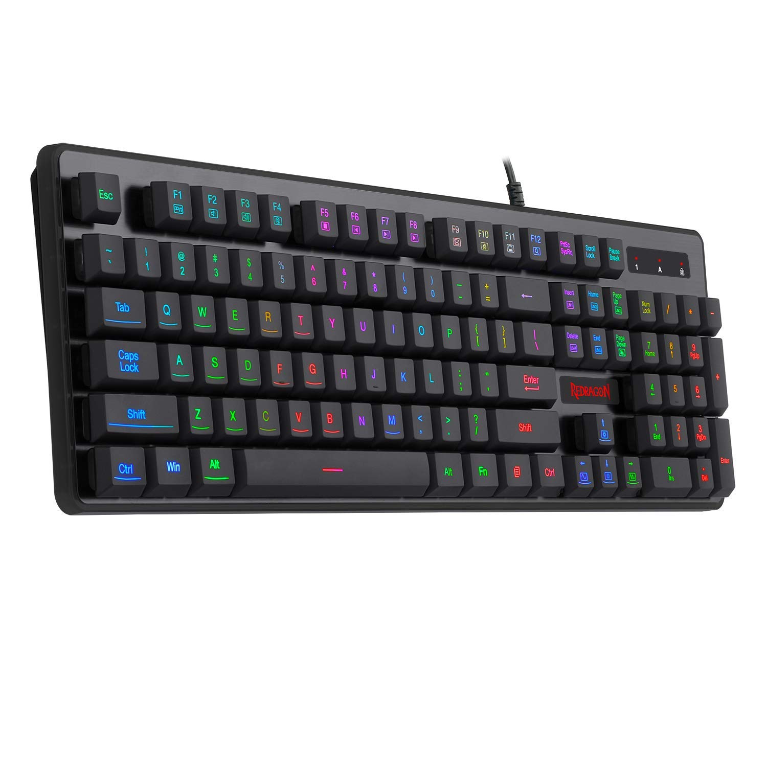 (Refurbished) Redragon Dyaus K509 Wired Semi Mechanical Gaming Keyboard With 7 Rgb Backlit Colors On Key (B0825S6262) Amazon Price History, Amazon Price Tracker