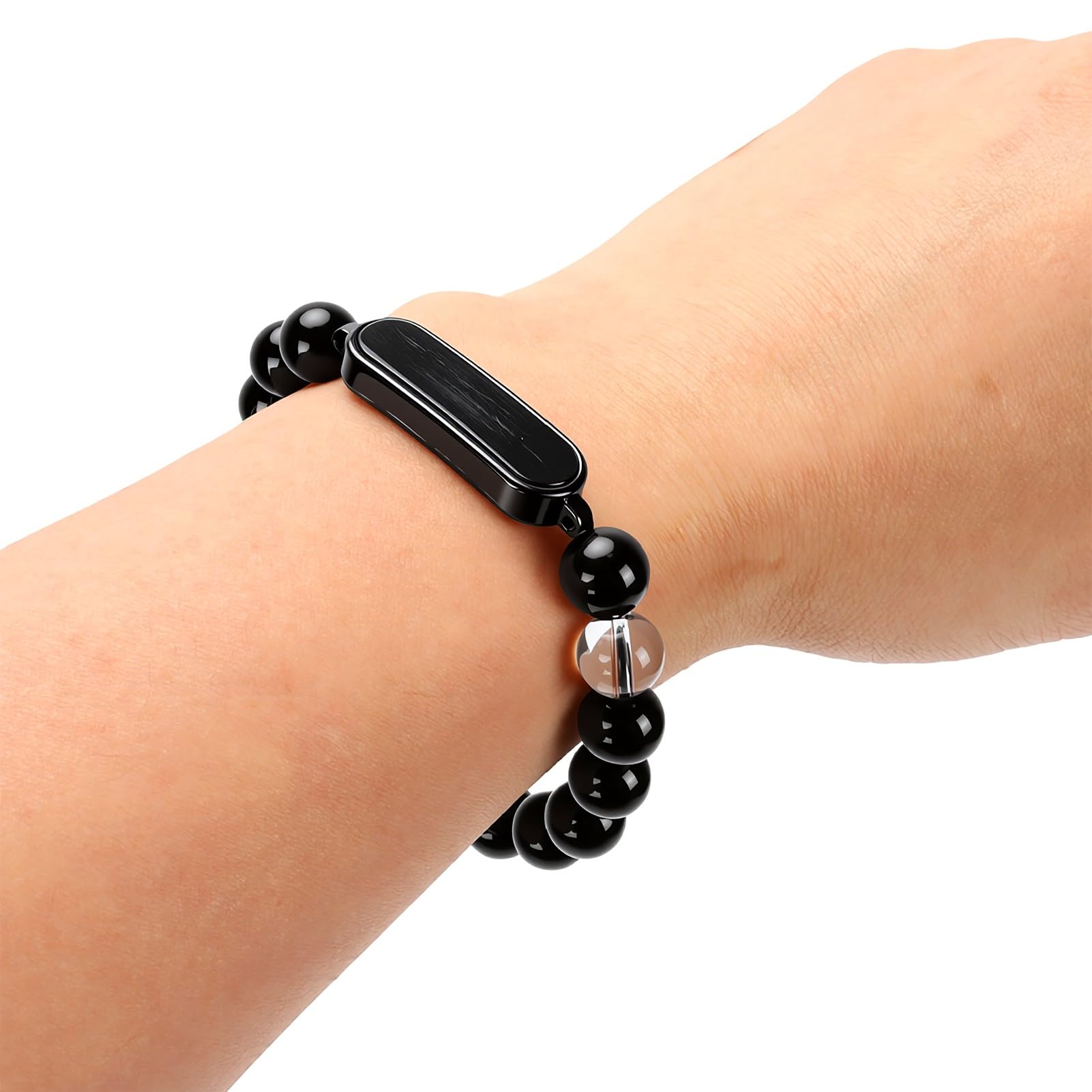 ASHATA Tracker d'activité avec Bracelet en Cristal Intelligent, étanche