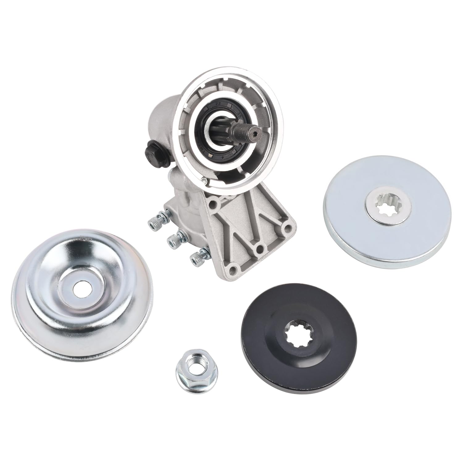 Ensamblaje de caja de engranajes 61112072R 61112072BR para Oleo Mac 753, 746 T, 750 T, 753 T, 755 T Master, Emark EM753 (32 mm, 10 dientes)