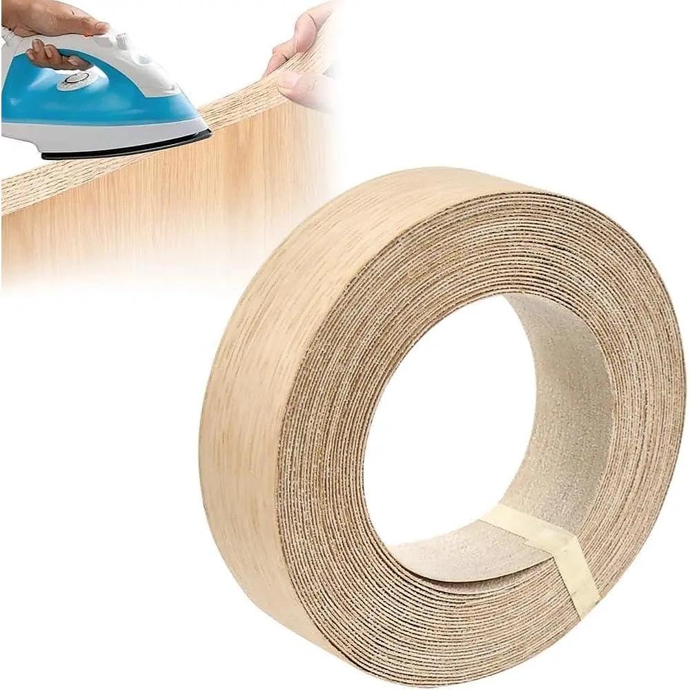 FAINCA Edging Strip 10m×3cm Worktop Edging Strip PVC Faux-Wood Material
