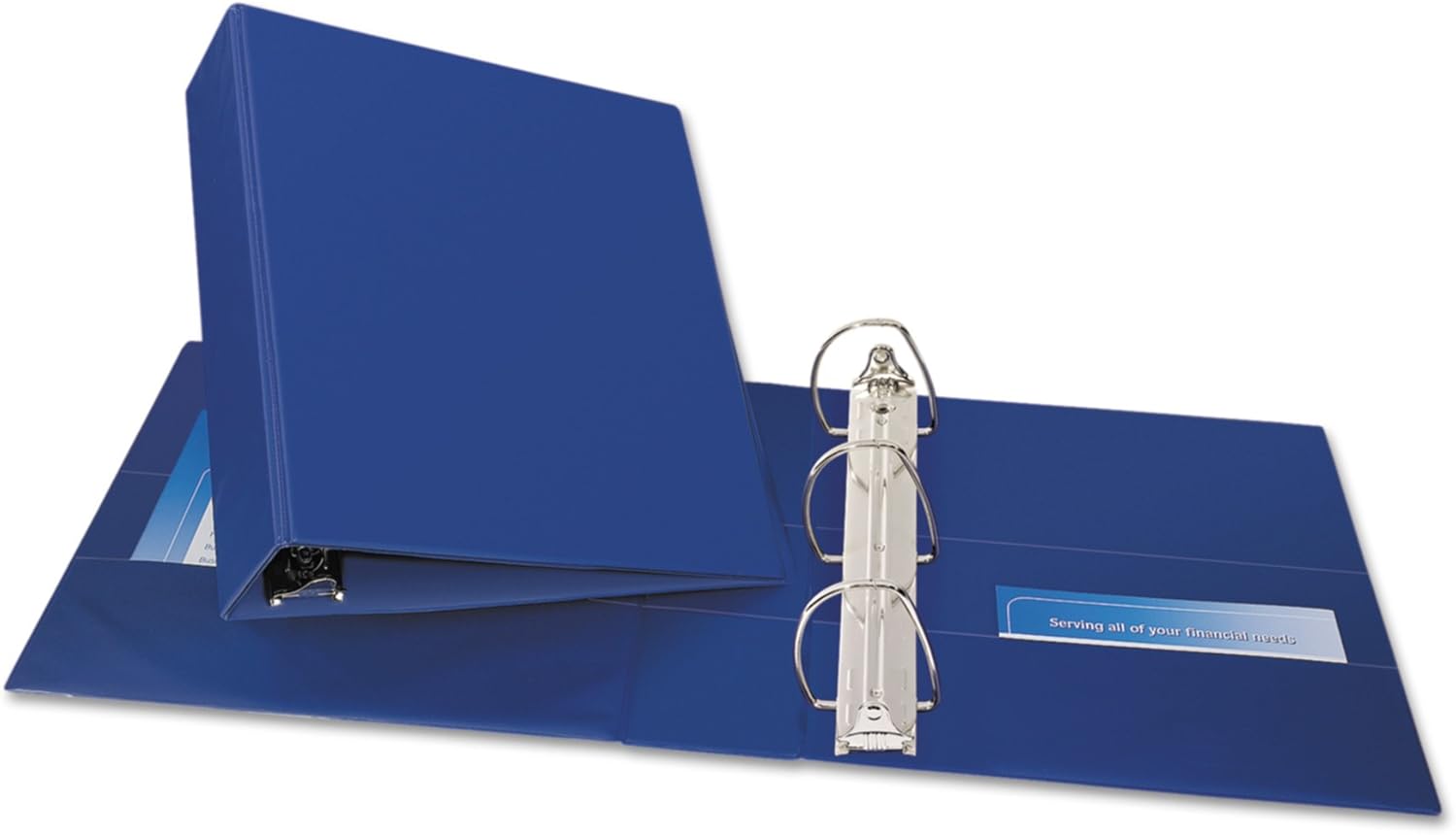 Avery 07900 Durable Binder with Two Booster EZD Rings, 11 x 8 1/2, 5", Blue