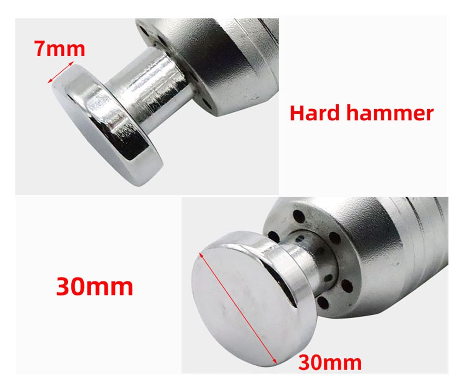 Pneumatischer Drucklufthammer, Mini Gerade pneumatische Hammer Legierung Stahl gehärtet Massagehammer Schuhkante Forming Hammer Shoon Schläger Für Fliesen, Beton, Ziegel