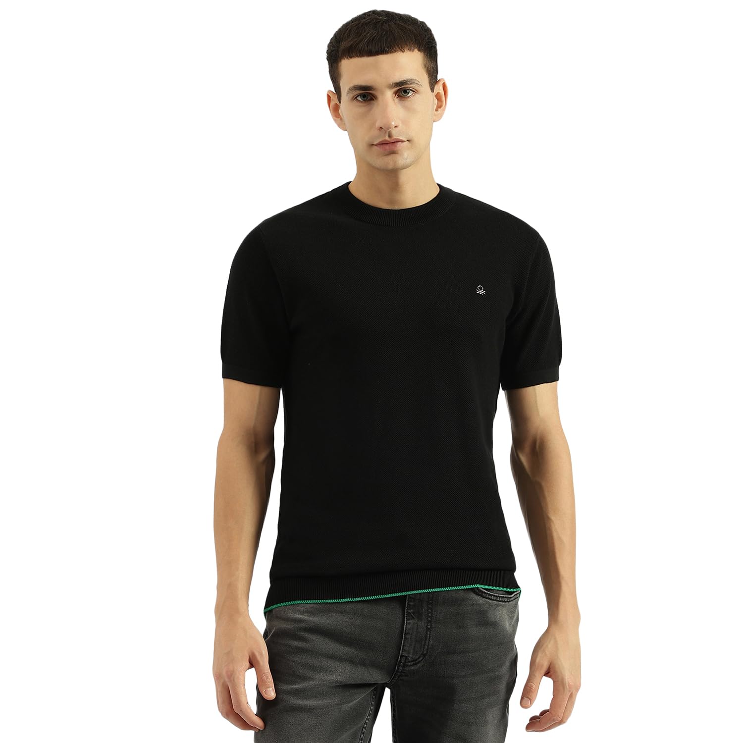 Men's Textured Relaxed Fit T-Shirt