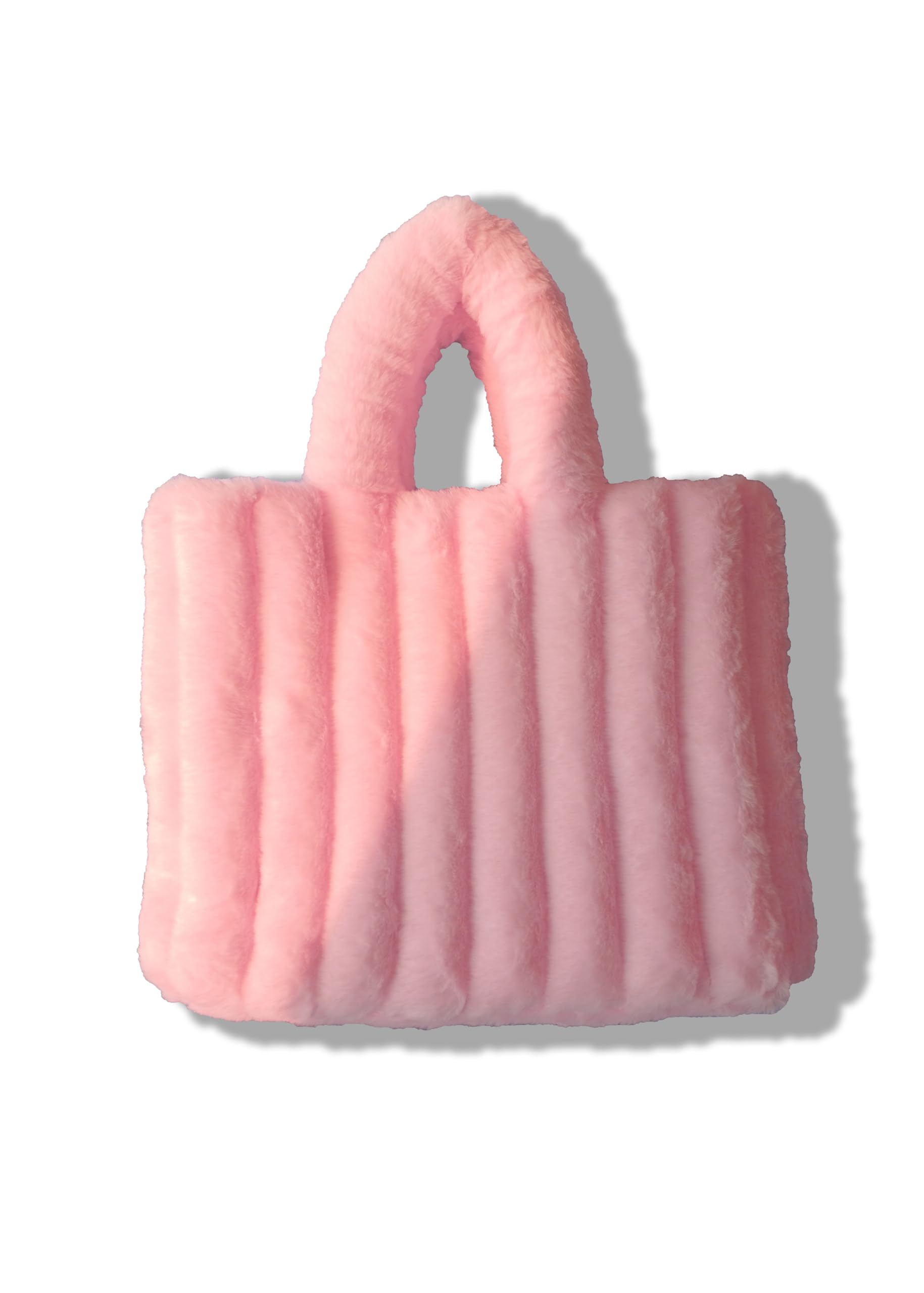 Mollismoons Plush Tote Bag Striped Shoulder Bag Soft Faux Fur Handbag For Winter HandbagStriped Plush Tote Bag For Women, Soft Faux Fur Shoulder Bag, Winter Underarm Bag Handbag for women (Pink) (B0CR14KQDH) Amazon Price History, Amazon Price Tracker