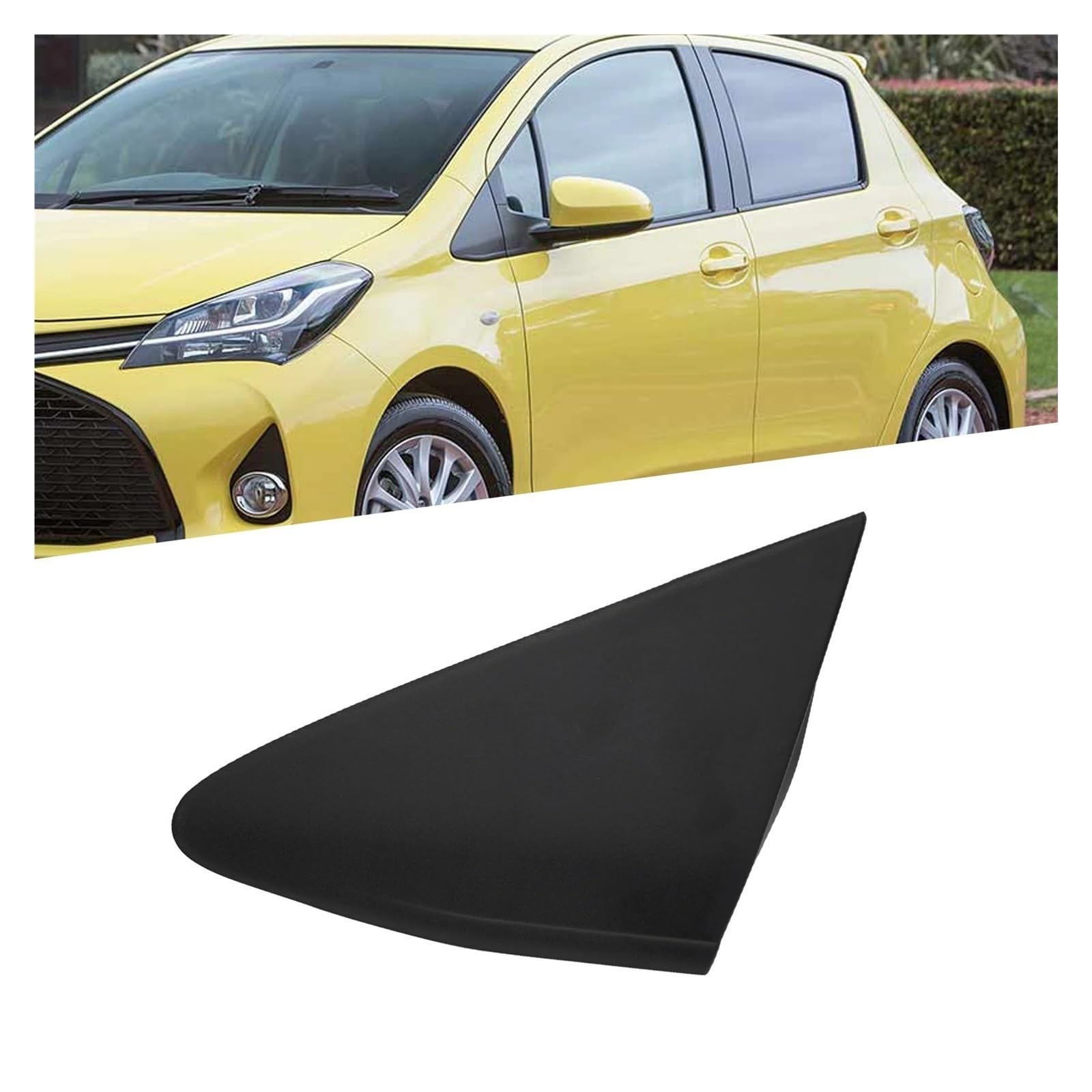 Lusterko narożne osłona, dla TOYOTA, dla Yaris 2012 2013 2014, samochód lewy prawy lusterko wsteczne trójkątna osłona wykończenia bezpośrednia wymiana Osłona trójkąta lusterka bocznego