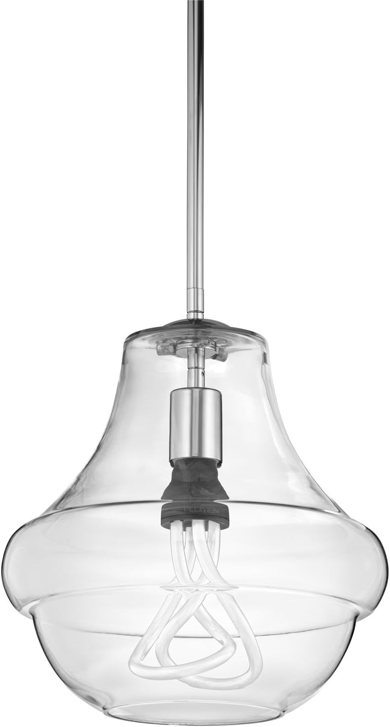 Onе-Dау Sаlе: Uр tо 80% оƒƒ Kichler Lighting Everly 10.25 1 Light Schoolhouse Pendant Clear Glass Chrome