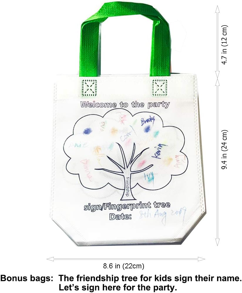 Bolsas de fiesta ecol gicas y reutilizables sand flower eco para colorear  animales de carnaval 12 unidades