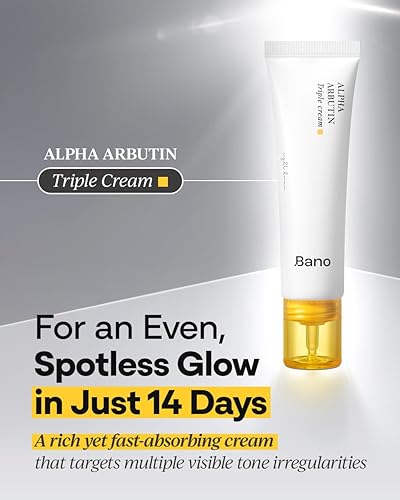 Miniatura 2 de Alpha Arbutin Triple Cream - Hidratante facial iluminador con alfa arbutina y niacinamida  Ácido hialurónico hidratante  Cuidado de la piel coreano