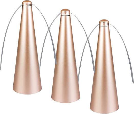 3 PCS Fly Fan for Table Picnic Gold Fly Fan Outdoor Food Fruit Fans for Indoor Outside Meal Table Fly Fan for Restaurant Home Party
