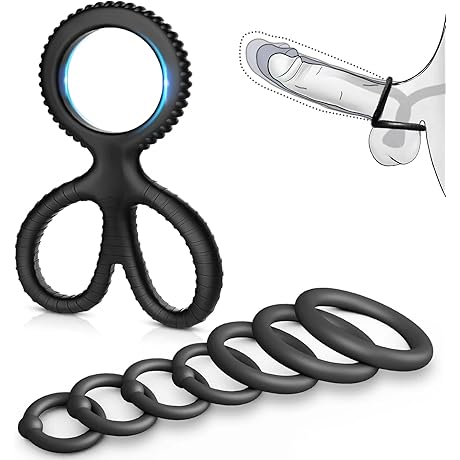 Penis Enlargement Silicone Cock Ring Set
