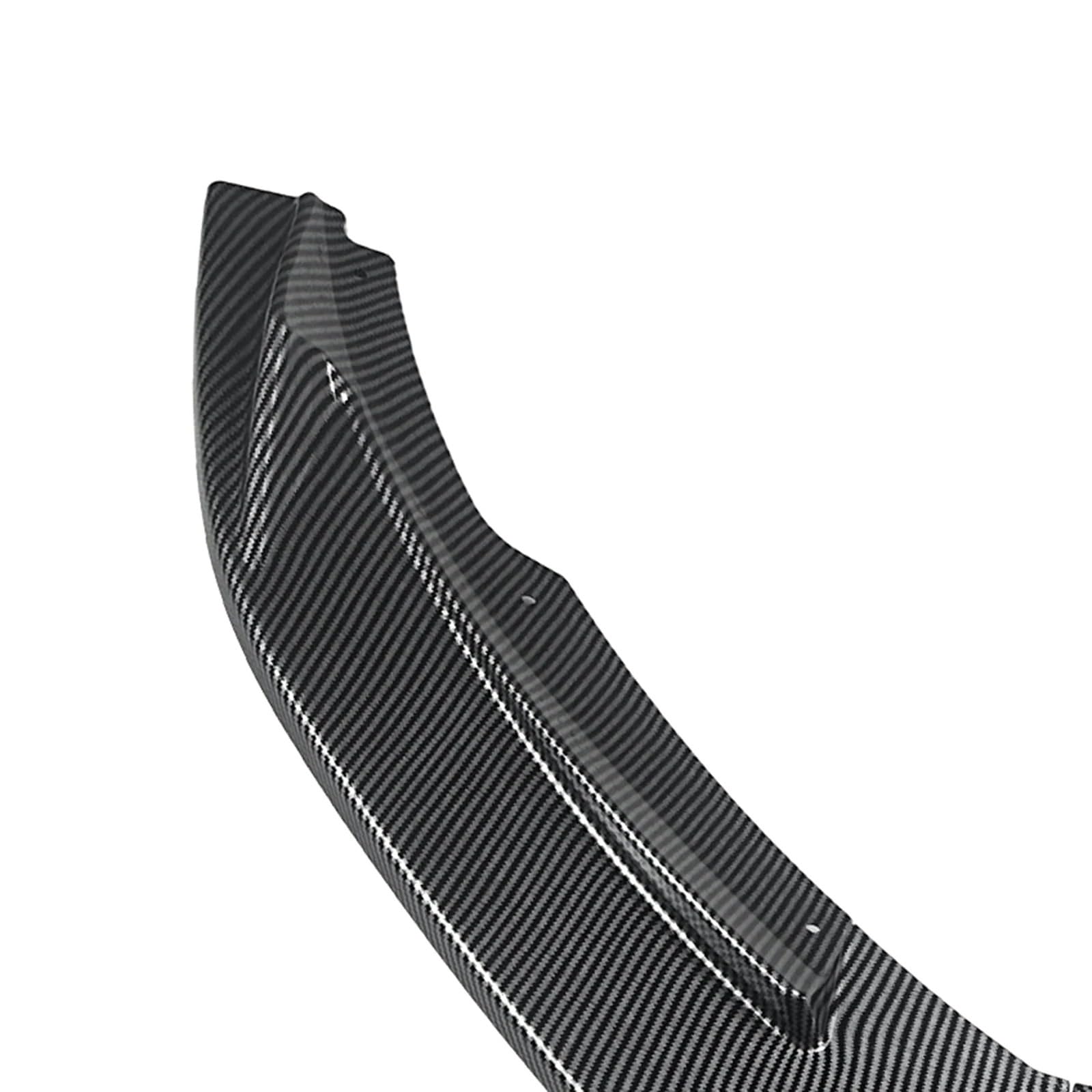 Spoiler Frontali Paraurti Anteriore Spoiler Labbro Fibra Carbonio Look/Nero Lucido Lama Inferiore Splitter Per VW Per Golf 7 2013-2016 Versione Standard(Aspetto in fibra di carbonio)