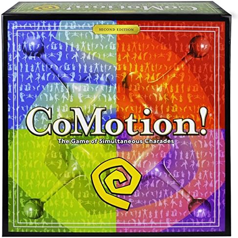 Legacy Toys CoMOTION The Charades Family Game - Simultaneous Charades Board Game for Families (New Edition)