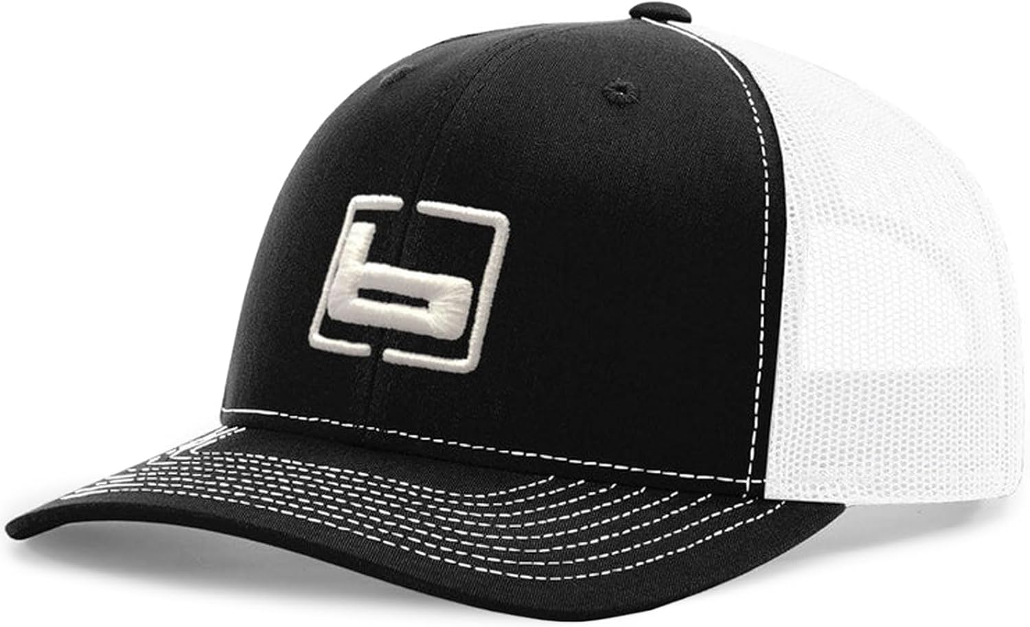Banded 112 Trucker Mesh Back Cap | Classic Snapback Hat with Pre-Curved Visor & Logo Patch for Hunting, Fishing & Casual Wear