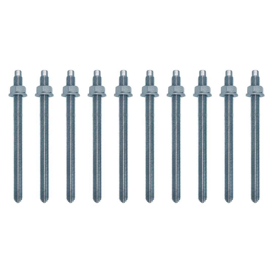 10x Remstaler ANKERSTANGE | M8 M10 M12 M16 M20 | Stahl verzinkt | -HÖCHSTE QUALITÄT- bester Preis (M16x300)