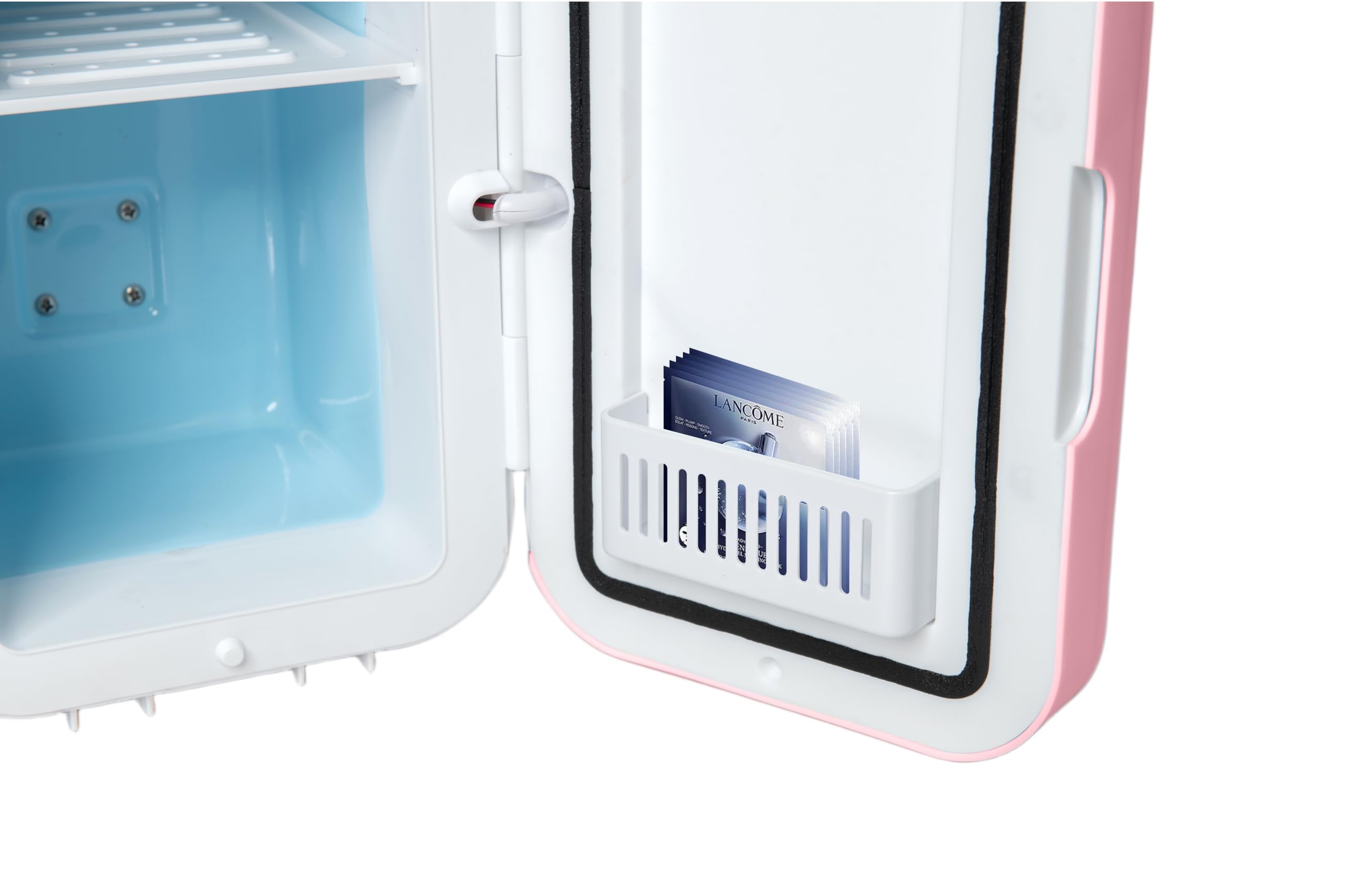 20 L / 22 Blikjes Minikoelkast, 2 In 1 Kleine Koelkast Koel- En Verwarmingsfunctie Drankenkoelkast Met Bedieningspaneel 12 V Dc 220 V Ac Voor Kantoren En Slaapzalen Dranken Cosmetica Wit P 010636395437