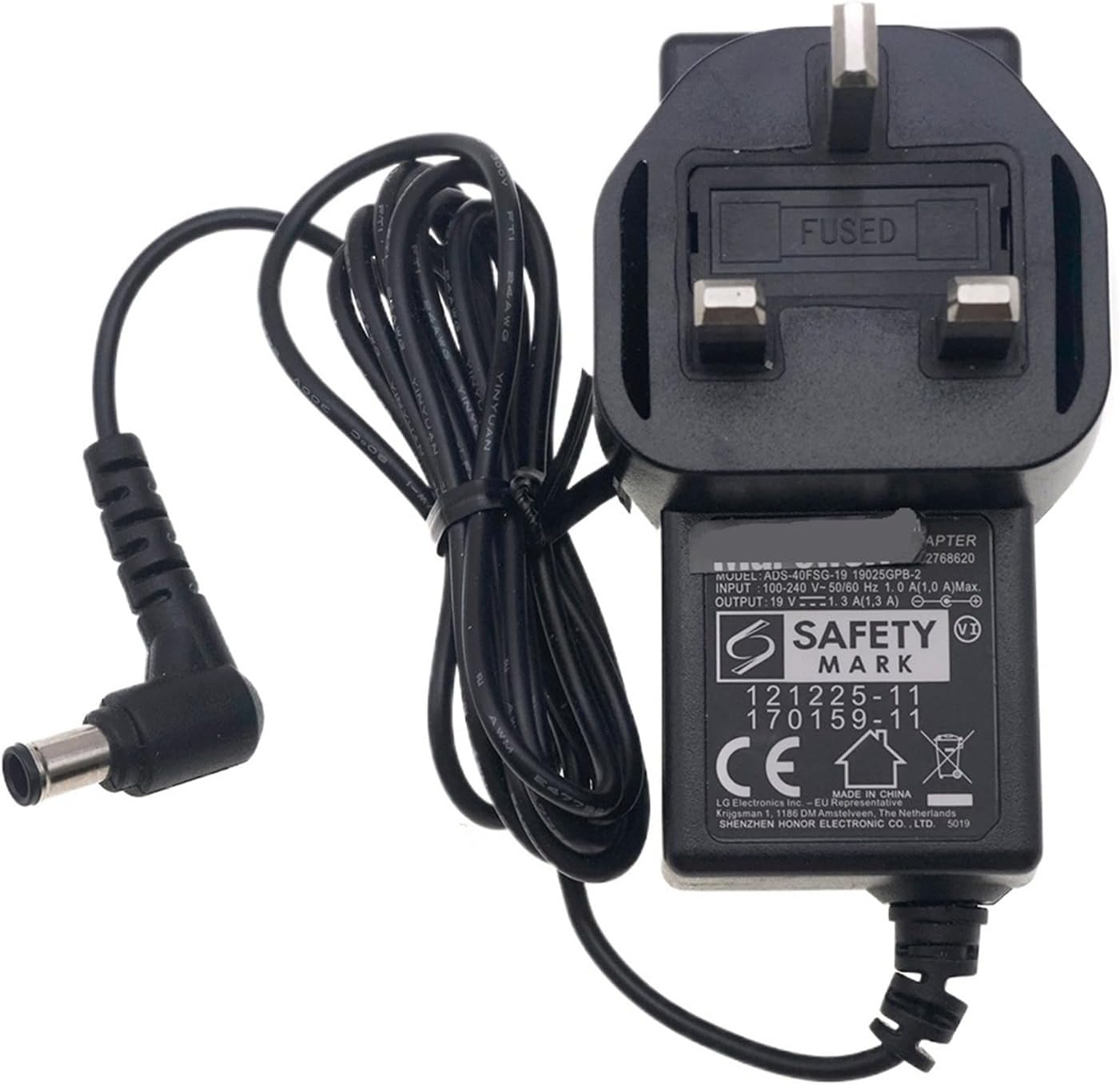 19V 1.3A Switching AC Power Adapter(EU Plug)