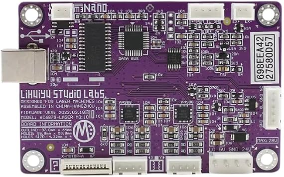 2025 LIHUIYU M3 Plus Nano Laser Controller Motherboard for CO2 Laser Cutter & Engraver M3 Plus