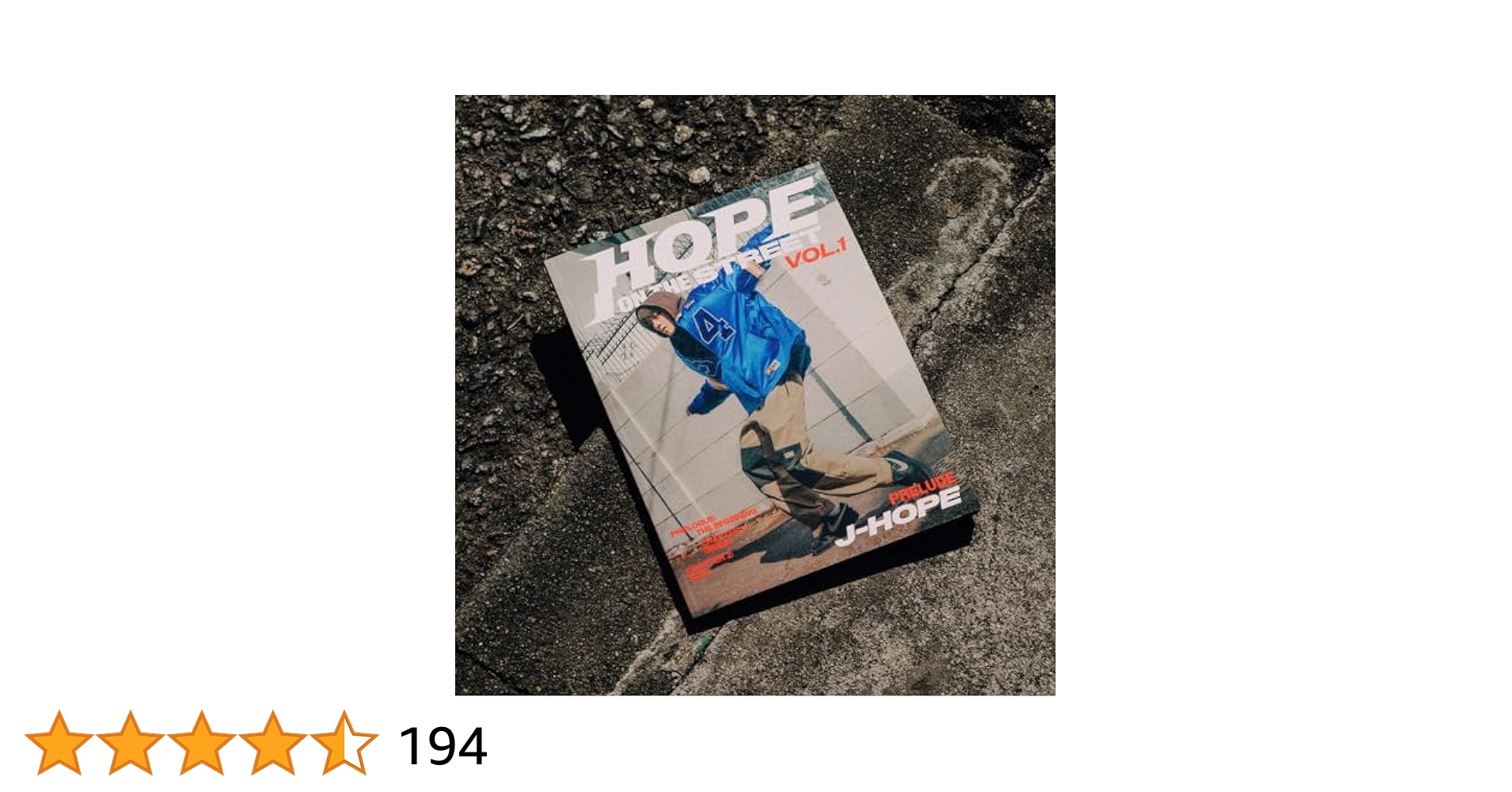 J-HOPE HOPE ON THE STREET weversアメリカ限定 J-HOPE HOPE ON THE STREET weversアメリカ限定
