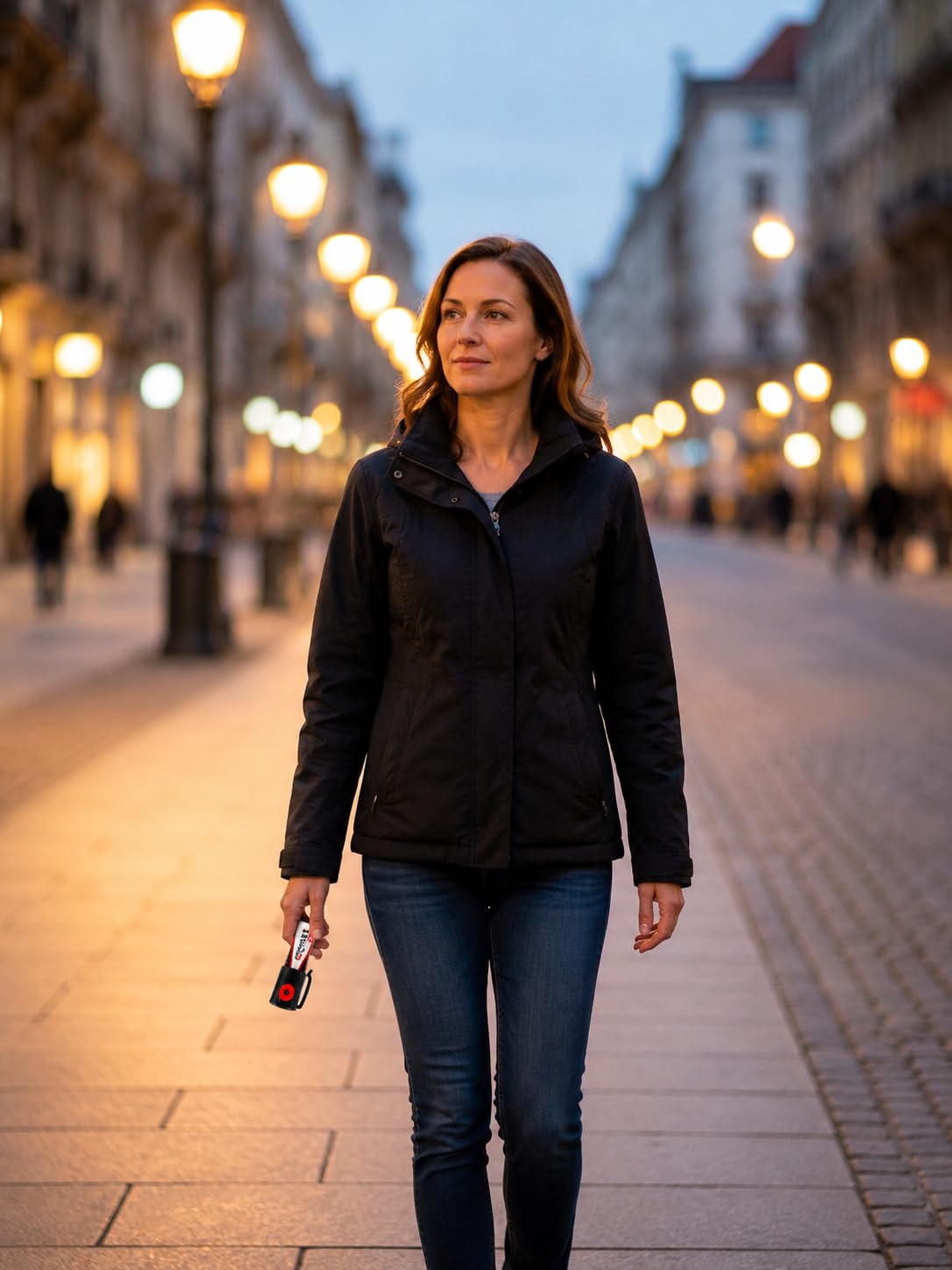 Dispositif de sécurité portable sans piles – Défense personnelle contre les personnes malveillantes et les animaux dangereux – Urgences et autodéfense – Fabriqué en Allemagne (2)
