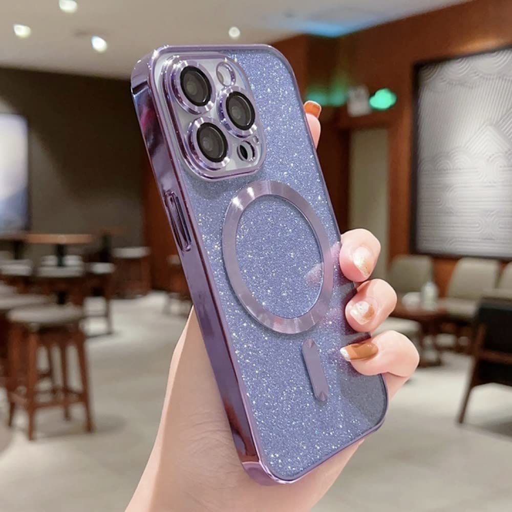 Funda iPhone 13 Pro ALLUPS de lujo electrochapada con parachoques suave reforzado 7