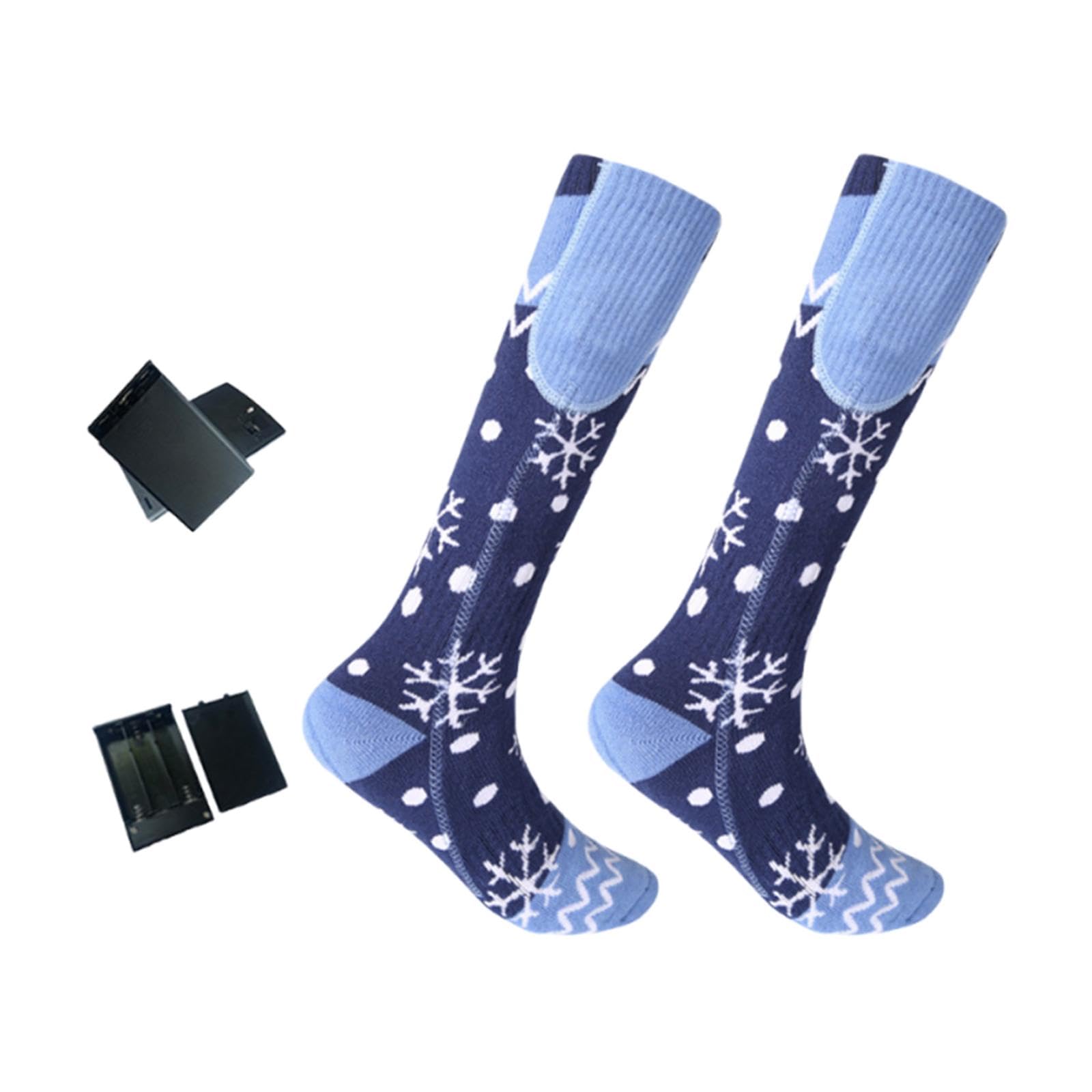 BNF® Heated Socks Snow for Cold Weather Kids Ski Socks for Skiing Skating Cycling Blue-Sports, Fitness & Outdoors/Winter Sports/Skiing/Hand & Foot Warmers/Hand Warmers/Hand Warmers-image-21