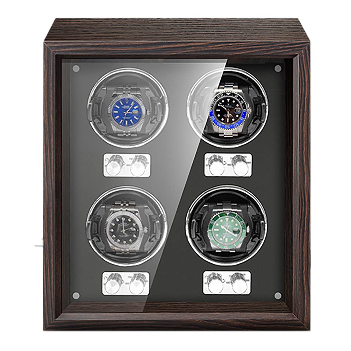 Remontoir montre en bois boîte de rangement pour 4 montres