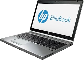 HP EliteBook 8570P Notebook PC - Intel Core i5-3210M 8GB 500GB DVDRW Windows 10 Professional (Renewed)