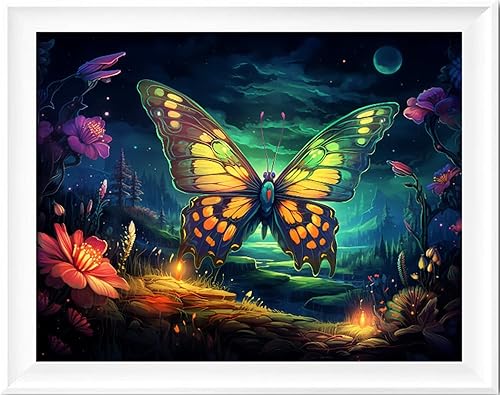 Miniatura 49 de Leczany Kit de estampado de punto de cruz para adultos o niños, hermoso paisaje junto al río, patrones de bordado de bricolaje, kit de manualidades