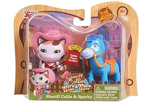 Disney Junior Sheriff Callie and Sparky Figure 2-Pack: Adventure at Your Fingertips