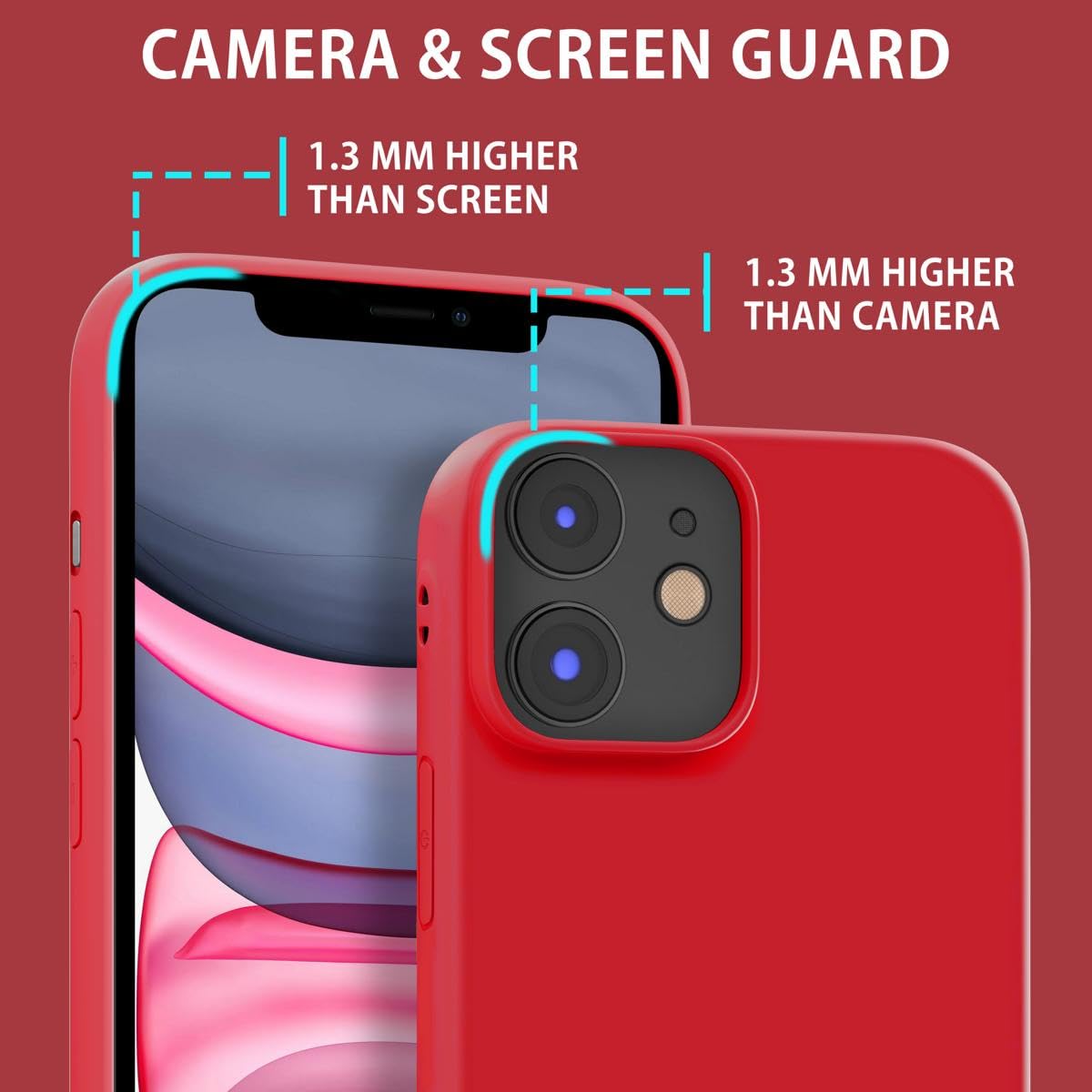 IPhone 11 Hülle Aus Silikon & TPU – Schlank, Kratzfest, Stoßsicher, Mit Kameraschutz, In Matt Weiß