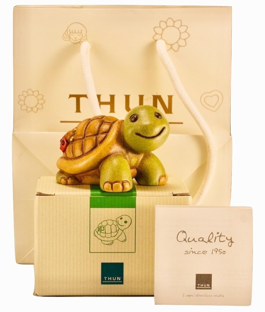 Amazon.co.jp: THUN イタリア 亀の置物 Thun Mini Animals : ホーム