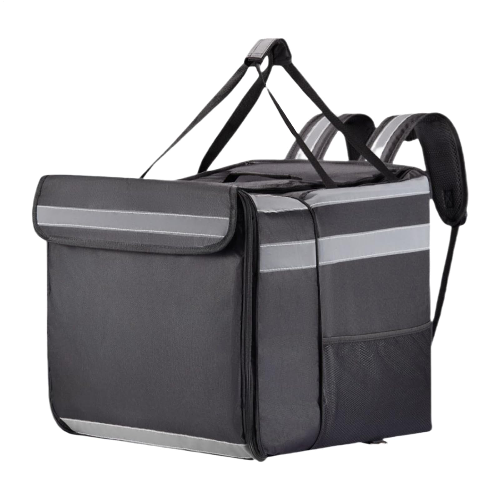 Pizza Delivery Bag,Heavy Duty Food Carrier, Pizza Carrier Reusable Thermal Grocery Insulation Storage,Pizza Warmer Expandable Delivery Backpack For Camping, Picnic, Hiking