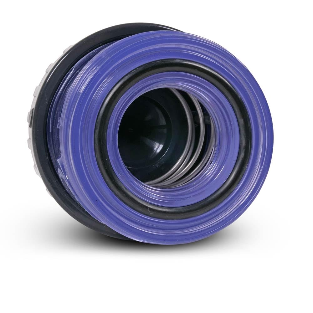 PVC-U Rückschlagventil 63 mm - Transparentes Kegelventil mit Edelstahlfeder AISI 302 - Klebemuffe EPDM Dichtung - PN16 DN50