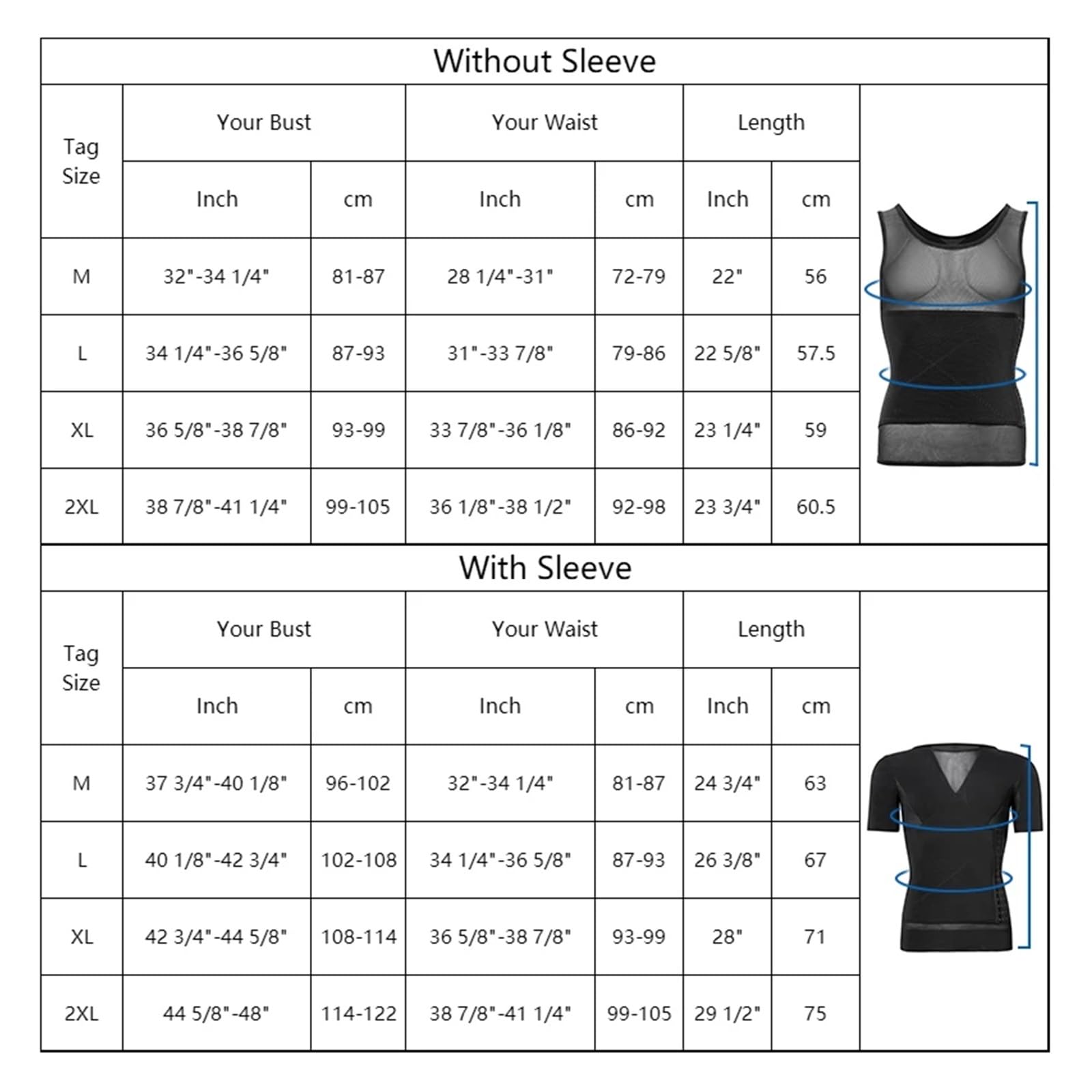 Shapewear Herren Herren Body Shaper Kompression Shirts Bauch Shapewear Bauch Abnehmen Gynäkomastie Shaper Korsett Taille Trainer Tops(Black with Sleeve,M)