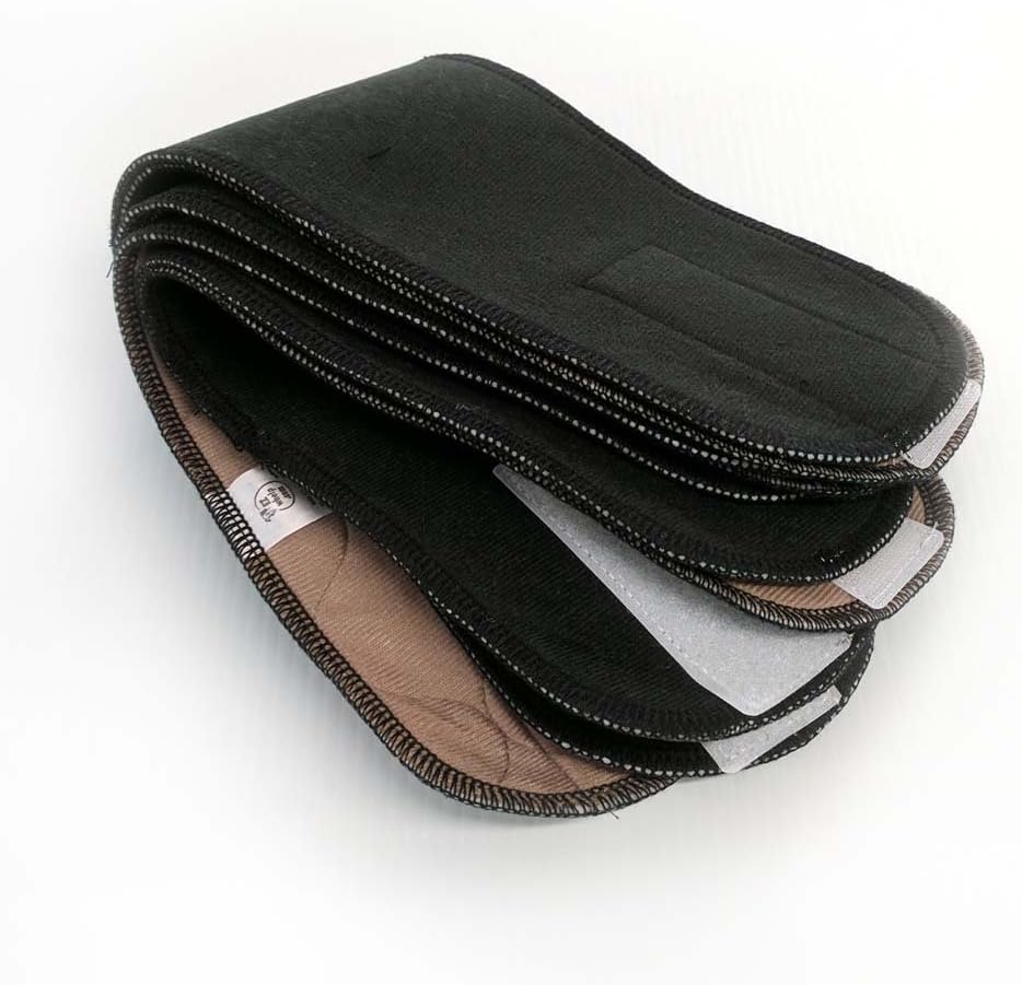EZwhelp (8-Pack) Belly Band/Wrap, M, Black