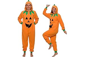 Slim and Spooky: Pumpkin Adorned Onesie for a Delightful Halloween