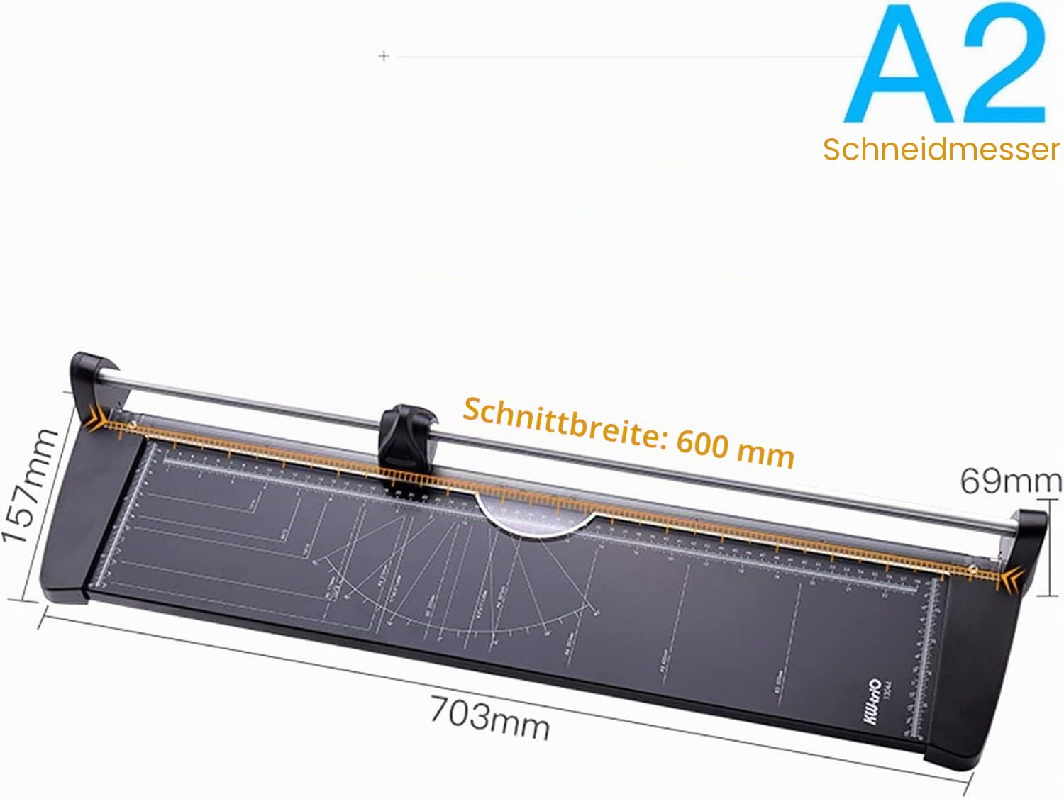 Stapelbarer Papierschneider A2-Papierschneider, tragbarer Papierschneider for Scrapbooking, Bastelpapier, Coupons, Etiketten und Karton.