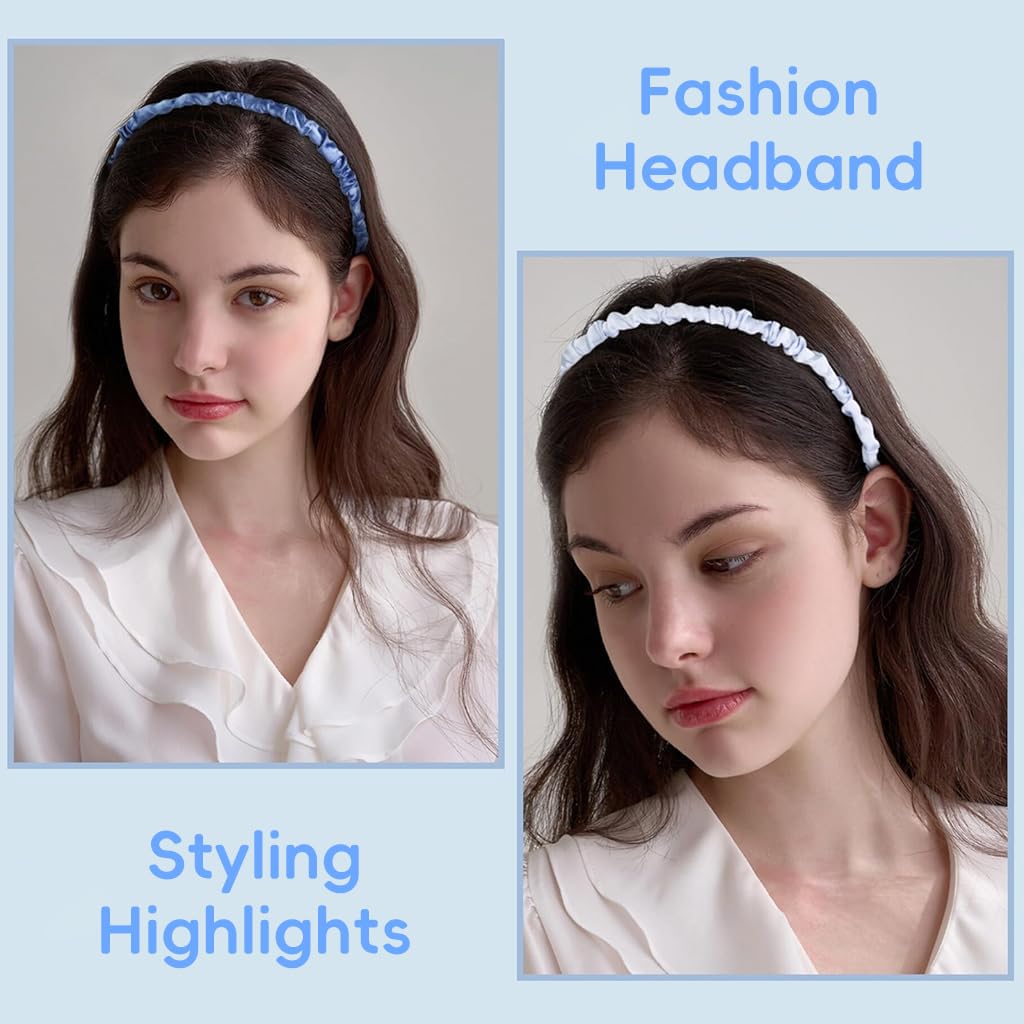 ZIBUYU® 7Pcs Hair Bands for Women, Floral Wide Hair Band for Girls Kids 4