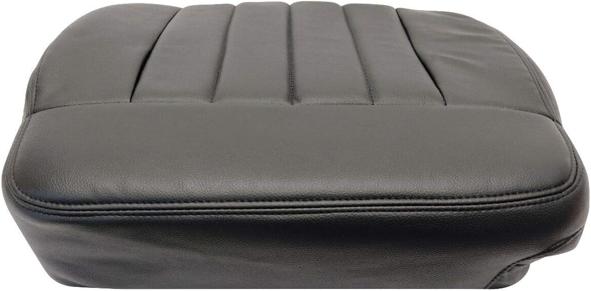 2006 2007 for for Ford F150 for Harley Davidson Driver Bottom Leather Seat Cover Black