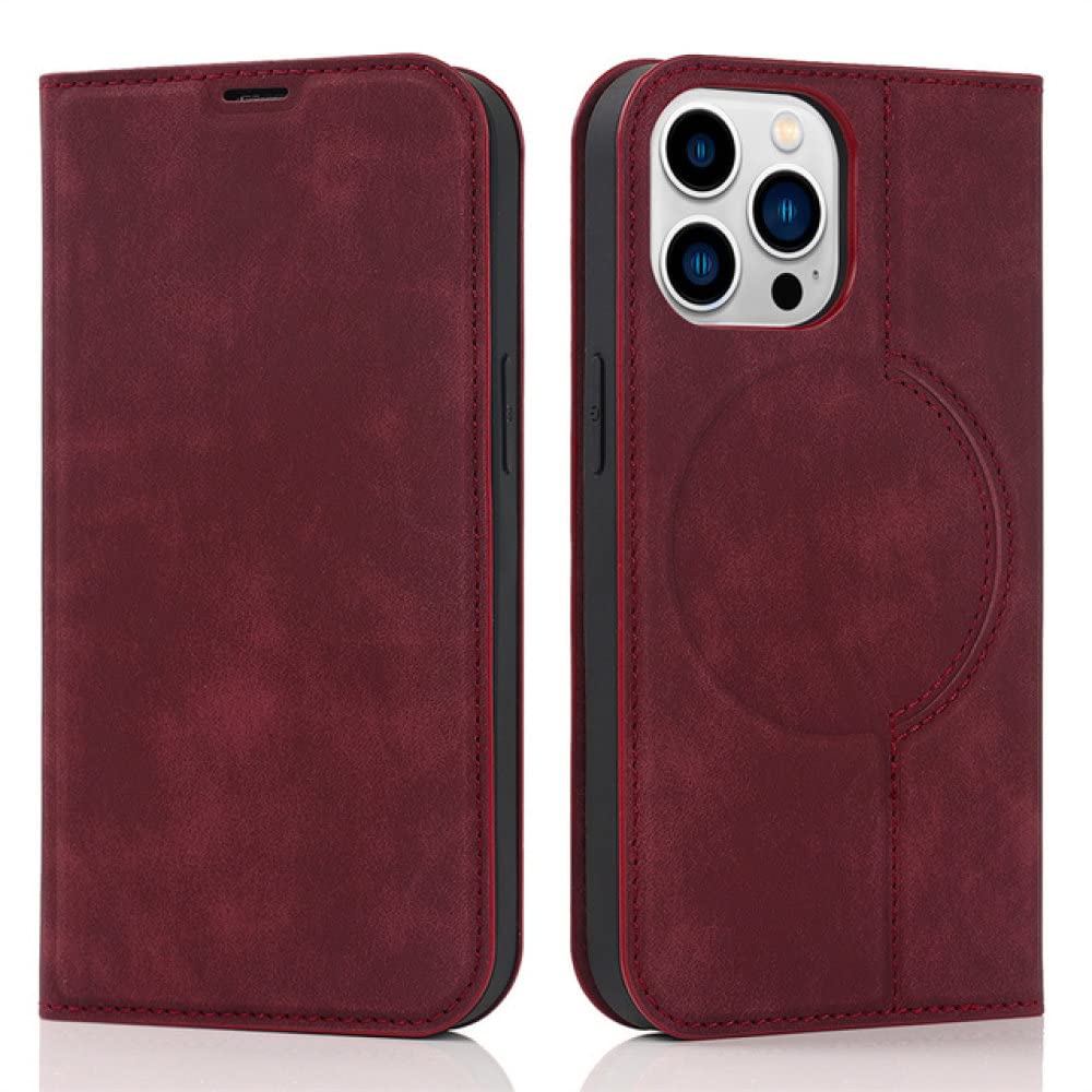 Étui de luxe pour iPhone 14 Pro en cuir avec support intégré - 8