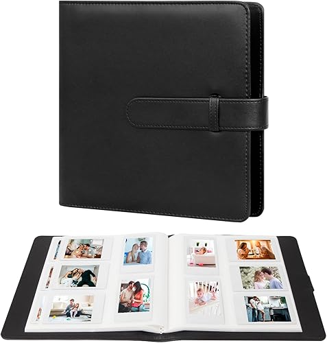 Álbum de fotos de 360 bolsillos para Fujifilm Instax Mini 12 11 9 8+ 8 99 40 EVO LiPlay Instant Film, compatible con cámaras Polaroid