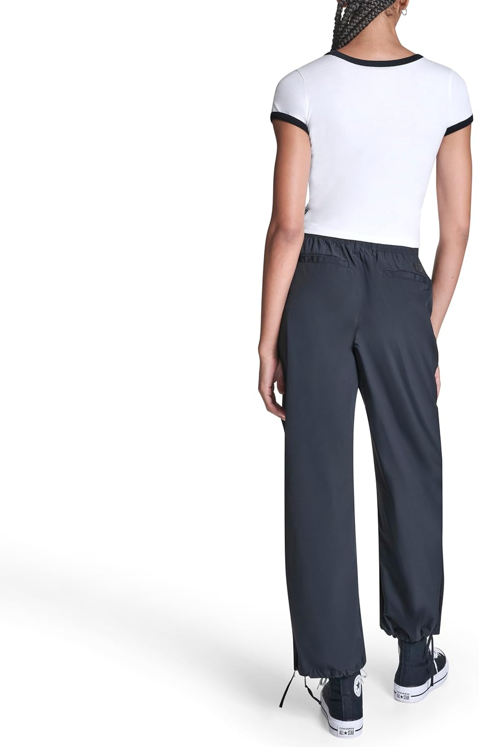 Converse Womens Casual Box Star Crew Neck T-Shirt - Image 5