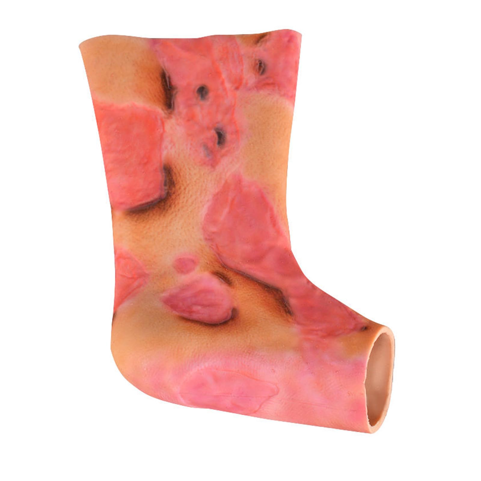 YRQMGSF Burn Wound Packing Trainer - Silicone Ankle Burn Sock - for Medical Training & Patient Education
